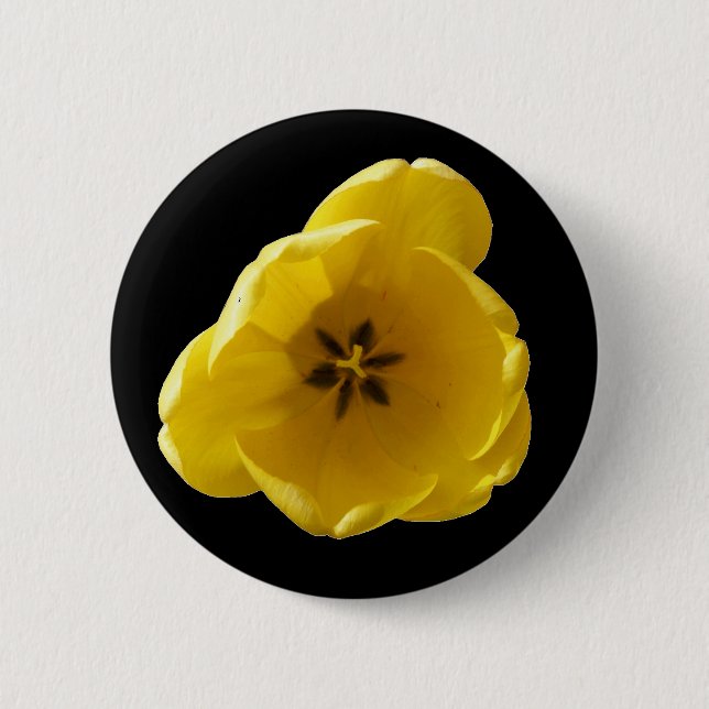 Yellow Tulip Button (Front)