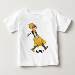 Yellow Tulip Cute Flower Child Floral Funny Girl Baby T-Shirt