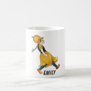 Yellow Tulip Cute Flower Child Floral Funny Girl Coffee Mug