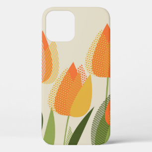 Yellow tulip flower iPhone 12 case