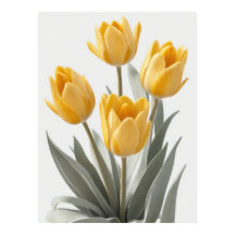 Yellow Tulip Flower