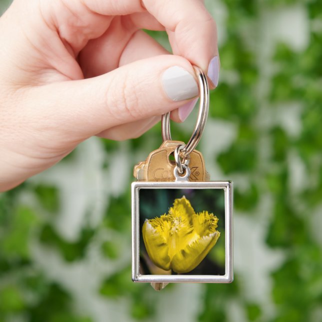 Yellow Tulip Key Ring (Hand)