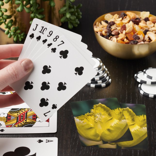 Yellow Tulip Playing Cards (In Situ)