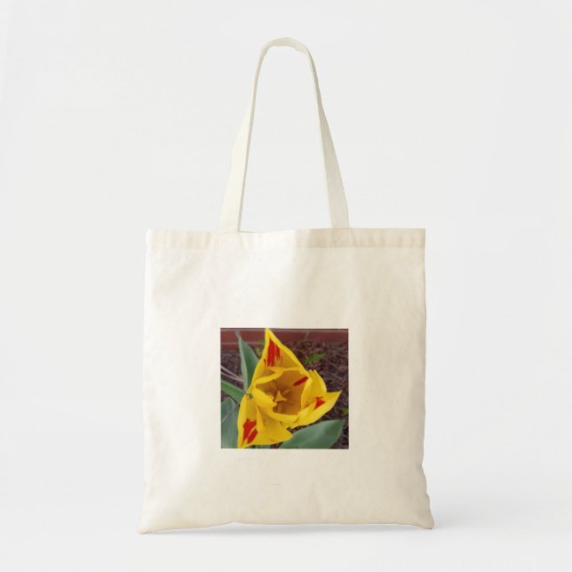 Yellow Tulip Tote Bag (Front)