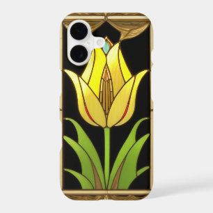Yellow Tulip with Decorative Frame