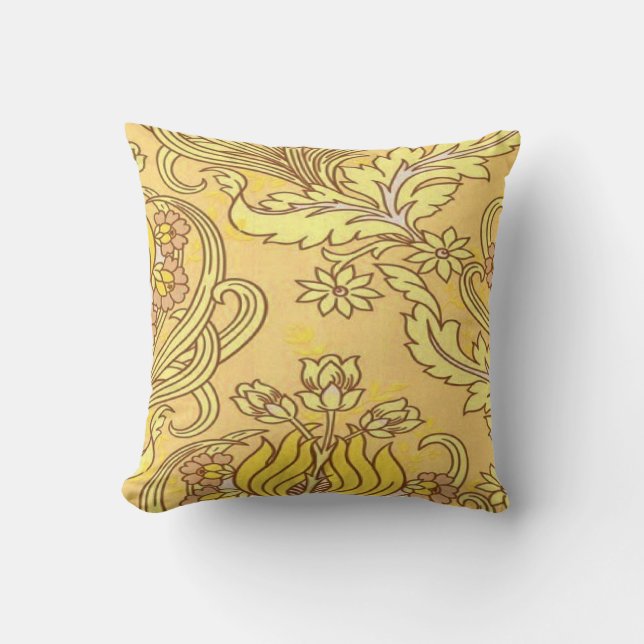 Yellow Tulips Cushion (Front)