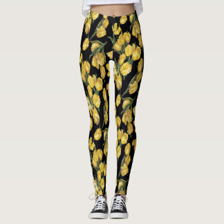 Yellow Tulips Leggings