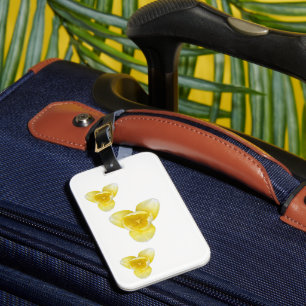 Yellow Tulips Luggage Tag