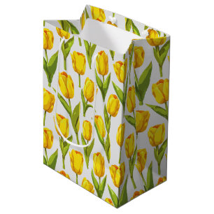 Yellow Tulips Medium Gift Bag