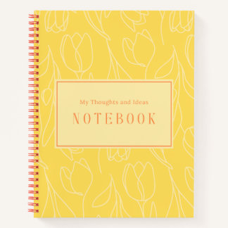 Yellow Tulips Notebooks