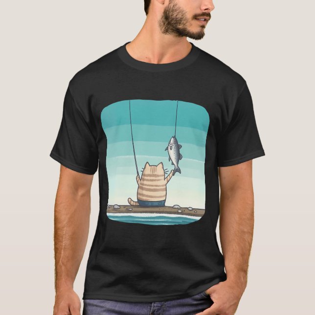 Yellow Tuna Illustration T-Shirt (Front)