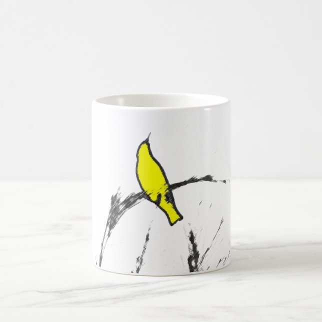 Yellow Tweet Coffee Mug (Center)