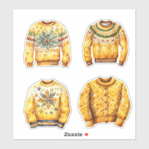 Yellow Ugly Christmas Sweaters