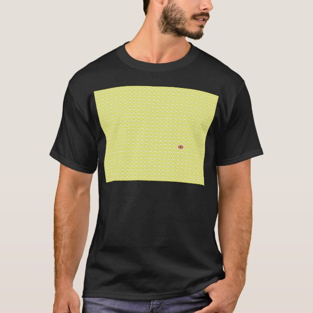 Yellow UK Union Jacks & odd one T-Shirt (Front)