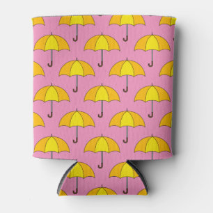 Yellow Umbrella Can Cooler
