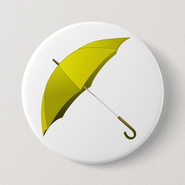 Yellow Umbrella Hong Kong Pro-Democracy Movement 7.5 Cm Round Badge (Front)