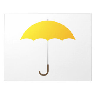 Yellow Umbrella Notepad