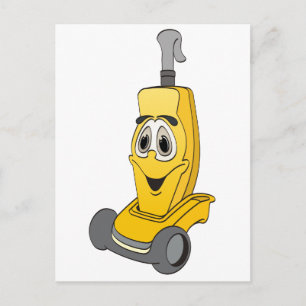 Yellow Vacuum Cleaner Postcard