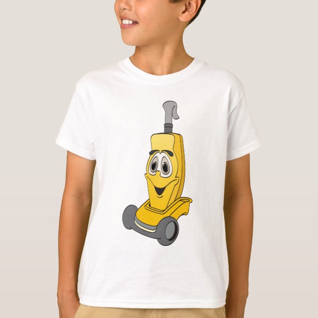 Yellow Vacuum Cleaner T-Shirt (Front)