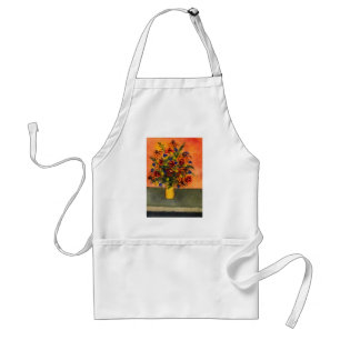 "Yellow Vase" Floral Apron