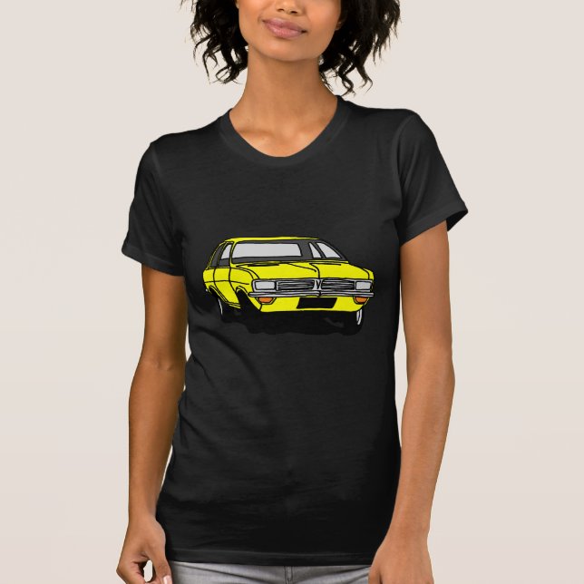 Yellow Vauxhall Viva HC T-Shirt (Front)