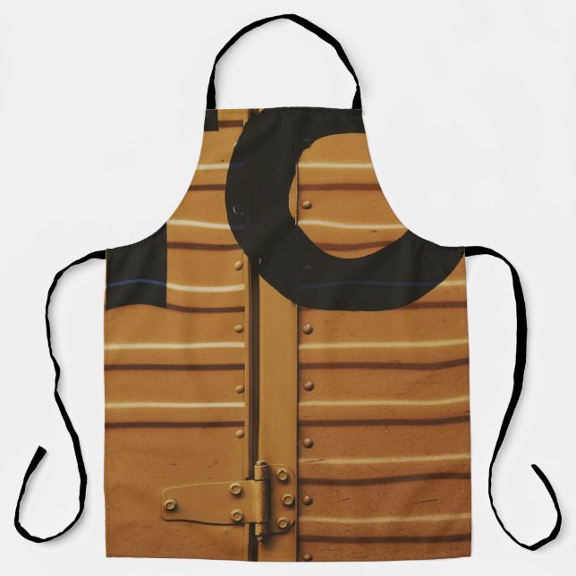 Yellow vehicle cargo carrier apron (Front)