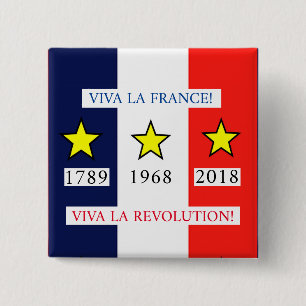 Yellow Vests 2018 15 Cm Square Badge