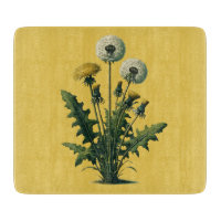 Yellow Vintage Dandelion Flowers
