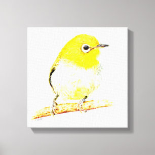 Yellow Viro Canvas Print