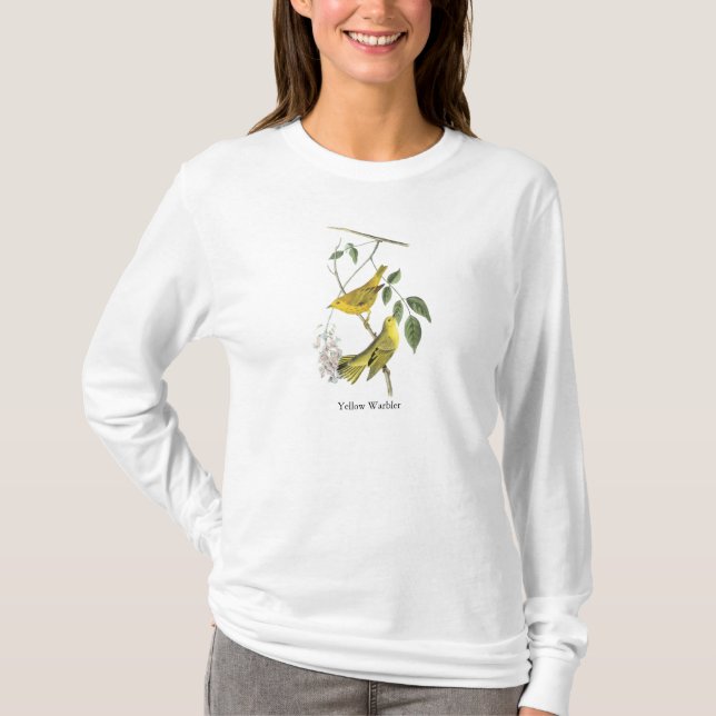 Yellow Warbler, John Audubon T-Shirt (Front)