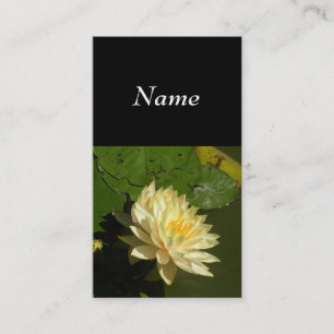 Yellow Water Lilies Business Card