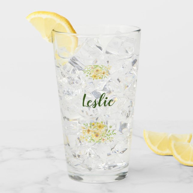 Yellow watercolor glass (Front Ice)