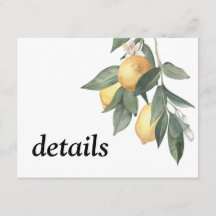 Yellow watercolor lemons and green leaves