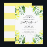 Yellow Watercolor Roses Floral Bat Mitzvah Invitation<br><div class="desc">Invite family and friends with this floral Bat Mitzvah invitation. It features watercolor illustration of yellow roses and greenery accent. Personalise by adding names,  time,  date,  venue,  address and other details. This floral invitation is perfect for spring and summer Bat Mitzvahs.</div>