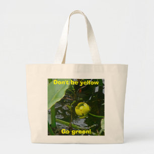 Yellow Waterlily Go green! Tote Bag