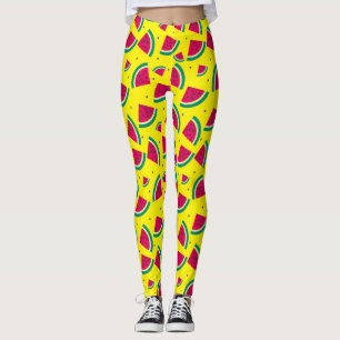 Yellow Watermelon Leggings