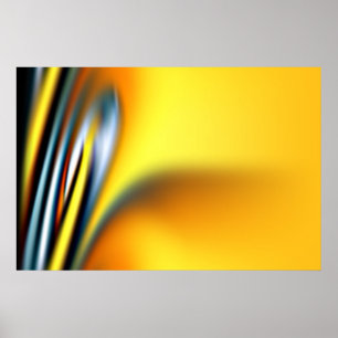 yellow wave poster