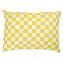 Yellow White Check Chequered Chequerboard Pattern