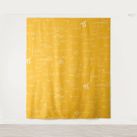Yellow White Mathematic Formulas Equations
