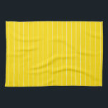 Yellow White Stripe Template Elegant Trend Colours Tea Towel<br><div class="desc">Yellow White Stripe Template Elegant Trend Colours Decorative Modern Kitchen Towel.</div>