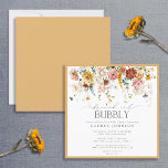 Yellow Wildflower Brunch & Bubbly Bridal Shower Invitation<br><div class="desc">Looking for a modern and elegant bridal shower invitation? Look no further than this stunning Yellow Wildflower Watercolor Brunch & Bubbly Bridal Shower Invitation. Featuring gorgeous watercolor floral artwork in shades of warm neutral shades of blush white marigold yellow dusty blue pink and burnt sienna, this invitation is perfect for...</div>