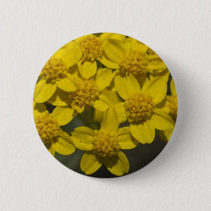 Yellow Wildflowers 6 Cm Round Badge