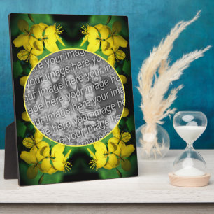 Yellow Wildflowers Create Your Own Photo Plaque