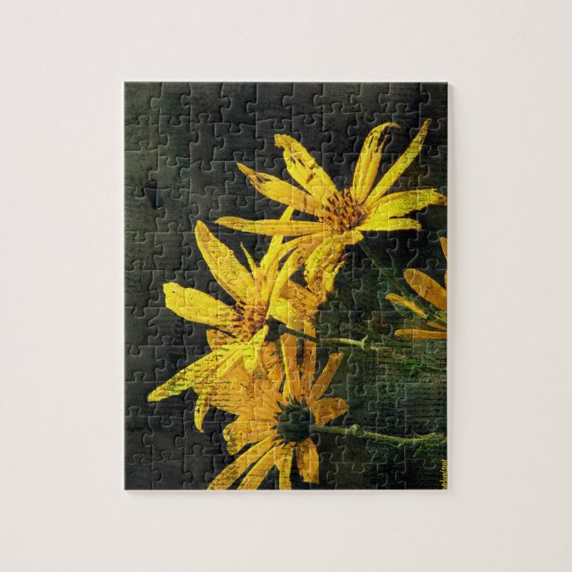 Yellow Wildflowers Jigsaw Puzzle (Vertical)