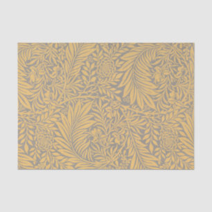 YELLOW William Morris FERN PATTERN Tissue Paper