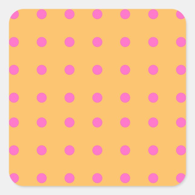 Yellow with Pink Dots_Fun Stickers (Front)