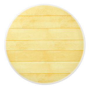 Yellow Wood Ceramic Pull