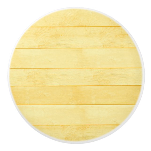 Yellow Wood Ceramic Pull (Front)