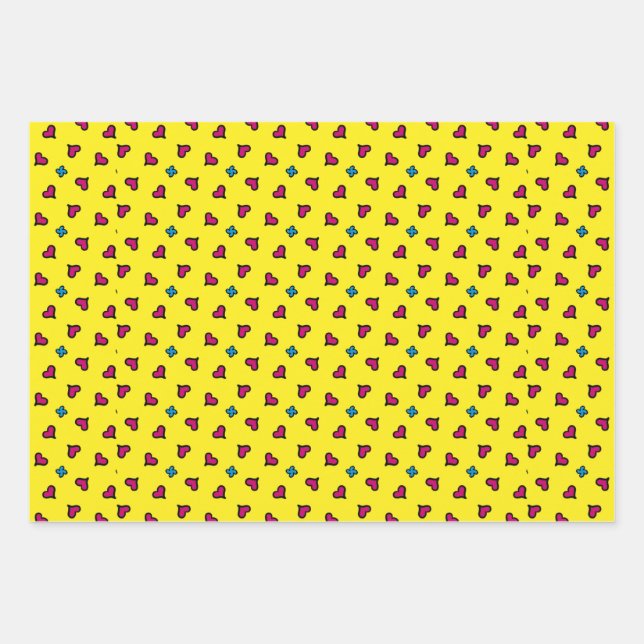 Yellow wrapping paper for all occasions (Front)