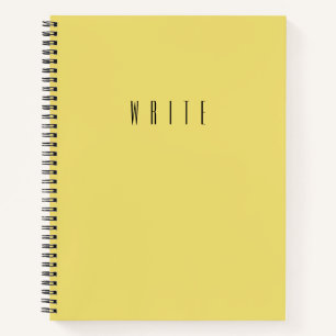 Yellow Write Notebook